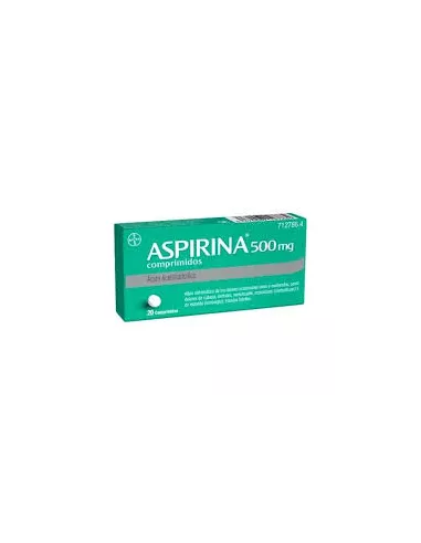 Aspirina 500 mg 20 Comprimidos Bayer hispania s.l. - 1