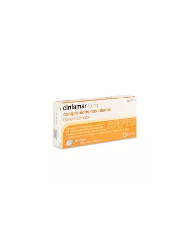 Cinfamar 50 mg 10 comprimidos recubiertos Cinfa - 1