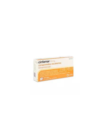 Cinfamar 50 mg 10 comprimidos recubiertos Cinfa - 1