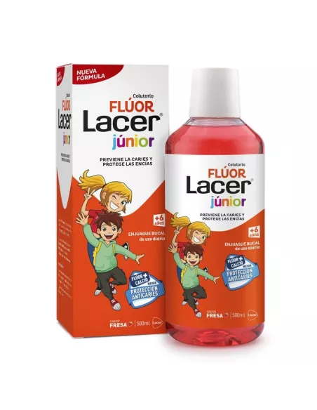 Flúor Lacer Diario Colutorio Fresa 500ml