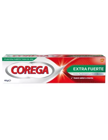 Corega Extra Fuerte Crema Fijadora Prótesis 40ml