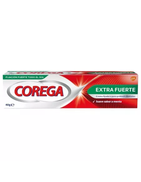 Corega Extra Fuerte Crema Fijadora Prótesis 40ml