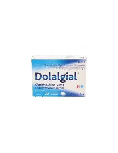 Dolalgial Clonixino Lisina 125 mg 20 comprimidos recubiertos Sanofi aventis s.a. - 1