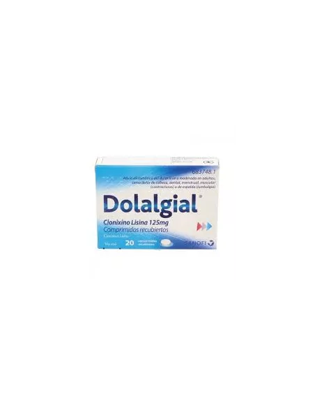 Dolalgial Clonixino Lisina 125 mg 20 comprimidos recubiertos Sanofi aventis s.a. - 1