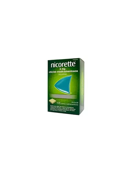 Nicorette 2 mg 105 Chicles Medicamentosos | Farmacia Mompía