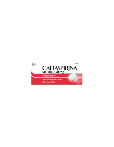 Cafiaspirina 500 mg/50 mg 20 Comprimidos | Farmacia Mompía