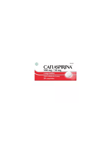 Cafiaspirina 500 mg/50 mg 20 Comprimidos | Farmacia Mompía
