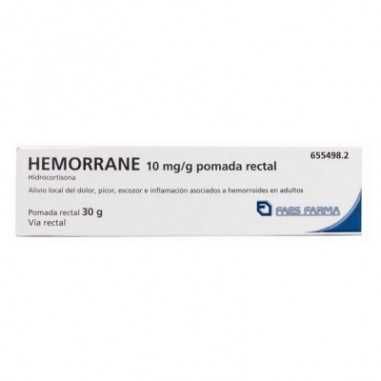 Hemorrane 10 mg/g pomada Rectal 1 Tubo 30 g Faes farma - 1