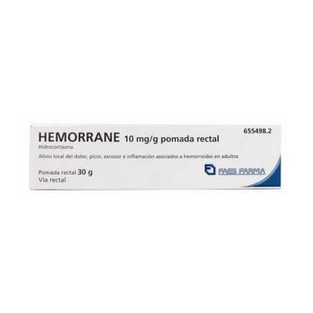 Hemorrane 10 mg/g pomada Rectal 1 Tubo 30 g Faes farma - 1