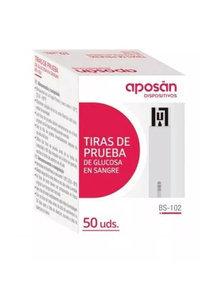 Tiras Reactivas Glucemia Aposan 50 U