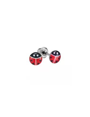 Prim Inverness Pendiente Acero Inoxidable 187C Lady Bug