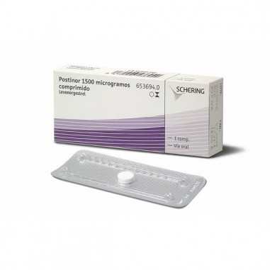 Postinor 1,5 mg 1 Comprimido Gedeon richter - 1