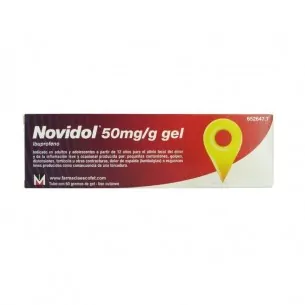 Novidol 50 mg/g gel Cutáneo 1 Tubo 60 g Menarini consumer healthcare, s.a.u. - 1