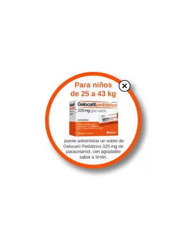 Gelocatil 325 mg 12 sobres granulado Oral | Farmacia Mompía