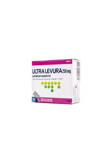 Ultra-levura 250 mg 20 sobres granulado para Suspensión Oral Zambon - 1