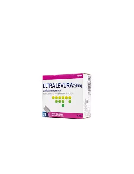 Ultra-levura 250 mg 20 sobres granulado para Suspensión Oral Zambon - 1