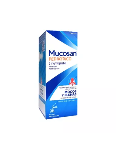 Mucosan Pediátrico 3 mg/ml Jarabe 1 Frasco 200 ml