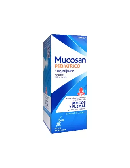 Mucosan Pediátrico 3 mg/ml Jarabe 1 Frasco 200 ml