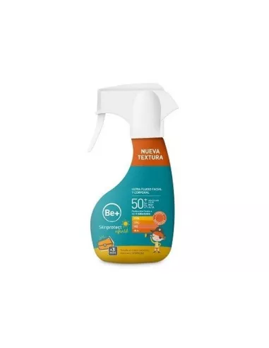 BE+ SKINPROTECT INFANTIL ULTRAFLUIDO SPRAY FACIAL Y CORPORAL SPF 50+ 1 ENVASE 250 ML