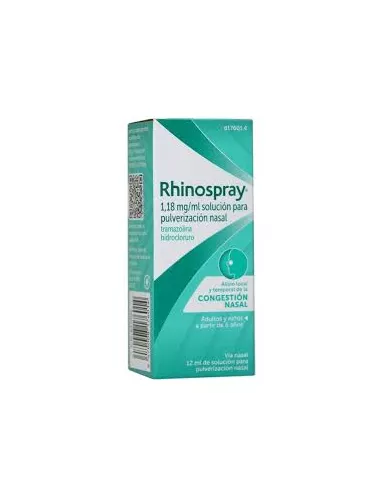 Rhinospray 1.18 mg/ml Nebulizador Nasal 12 ml | Farmacia Mompía
