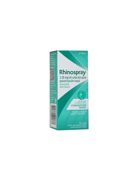 Rhinospray 1.18 mg/ml Nebulizador Nasal 12 ml | Farmacia Mompía