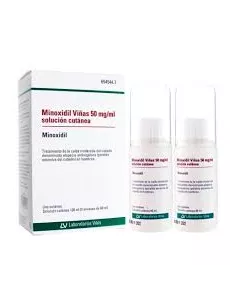 Minoxidil Viñas 50 Mg/Ml Solucion Cutanea 2 Frascos 60 ml