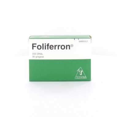 Foliferron 100 mg/0,15 mg 30 comprimidos recubiertos Teofarma s.r.l. - 1