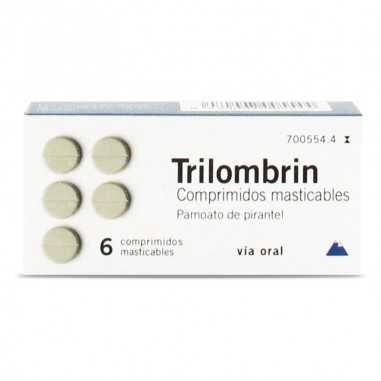 Trilombrin 250 mg 6 comprimidos Masticables Farmasierra laboratorios s.l - 1