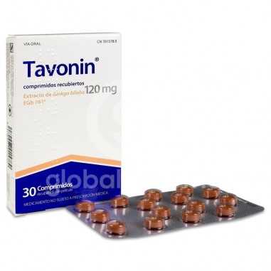 Tavonin 120 mg 30 comprimidos recubiertos Schwabe farma iberica s.l.u. - 1