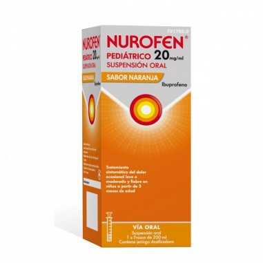 Nurofen Pediátrico 20 mg/ml Suspensión Oral 1 Frasco 200 ml (sabor Naranja) Reckitt benckiser healthcare, s.a. - 1
