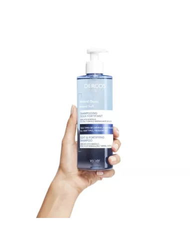 Dercos champú mineral suave 400ml uso frecuente