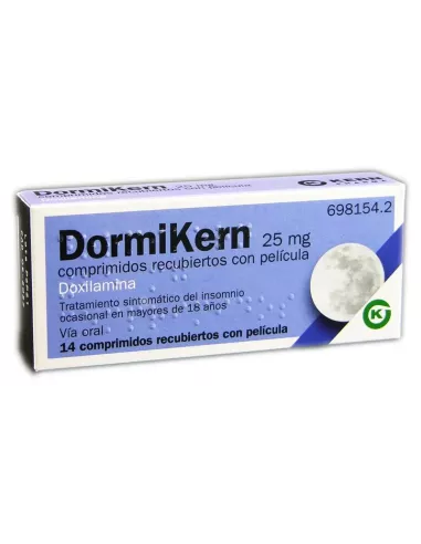 Dormikern 25 mg 14 comprimidos recubiertos