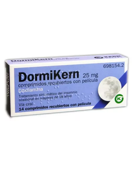 Dormikern 25 mg 14 comprimidos recubiertos