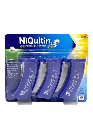 Niquitin 4 mg 60 comprimidos para Chupar (sabor Menta)