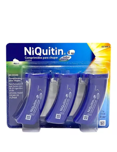 Niquitin 4 mg 60 comprimidos para Chupar (sabor Menta)