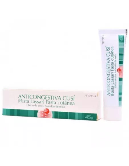 Anticongestiva Cusi Pasta Tópica 1 Tubo 45 g
