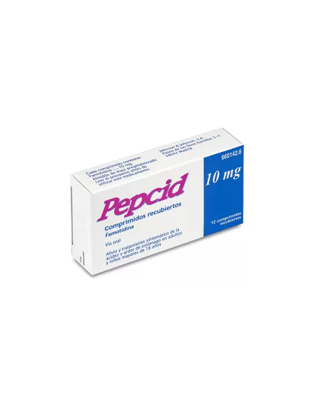 Pepcid 10 mg 12 comprimidos recubiertos