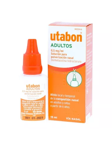 Utabon Adultos 0.5 mg/ml Nebulizador Nasal 15 ml GOTAS