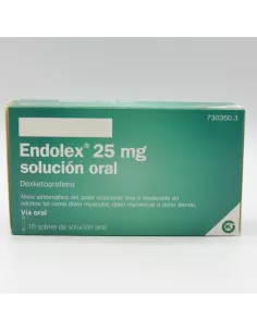 Endolex 25 Mg 10 Sobres Solución Oral 10 ml