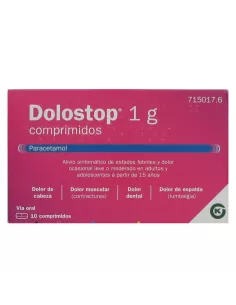 Dolostop 1 g 10 Comprimidos