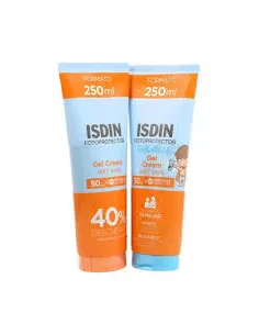 Isdin Pack Gel Crema 250Ml + Gel Crema Pediatrico 250Ml Spf50