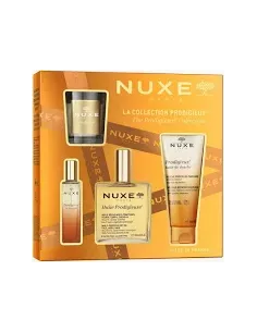 Nuxe Prodigieux Cofre Huile Prodigieuse 100ml Gel De Ducha 100ml Perfume 15ml Vela