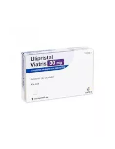 Ulipristal exeltis efg 30mg 1 comprimido recubierto