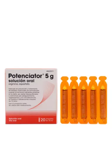 Potenciator 5 g 20 Ampollas Bebibles solución Oral 10 ml