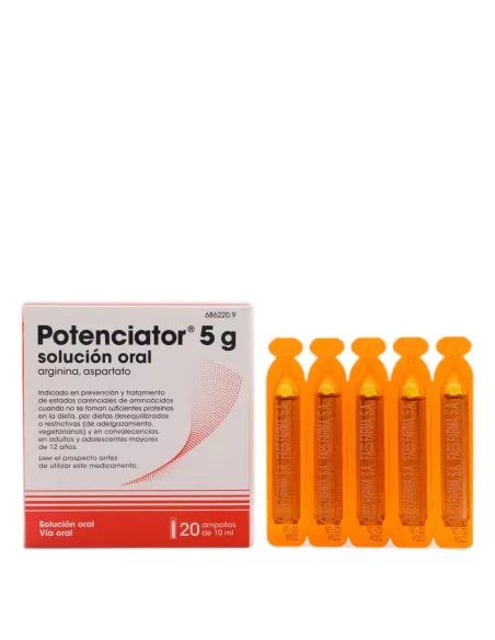 Potenciator 5 g 20 Ampollas Bebibles solución Oral 10 ml