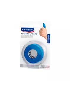 Venda cohesiva para dedos hansaplast 1 unidad 5 m x 2,5 cm color azul