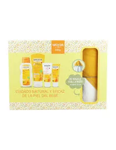 Weleda Pack Bienvenido Bebe Aceite+Gel-Champu+Crema Cara+Crema Pañal