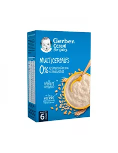 Gerber multicereales 0% azucares 1 estuche 250g