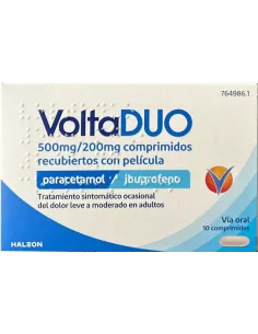 Voltaduo 500mg/200mg 10 comprimidos recubiertos