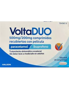 Voltaduo 500mg/200mg 20 comprimidos recubiertos